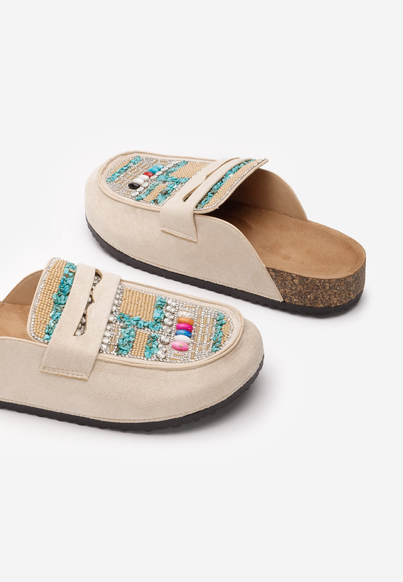 Zoccoli donna Marlie beige