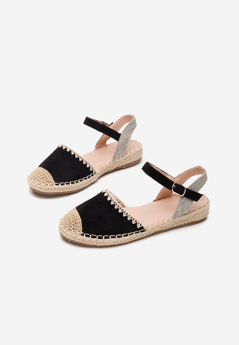 Espadrillas bambini Hinata nero