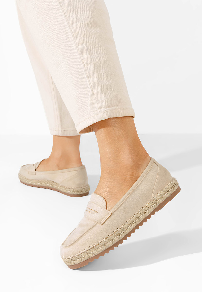 Mocassini da donna Elanore beige