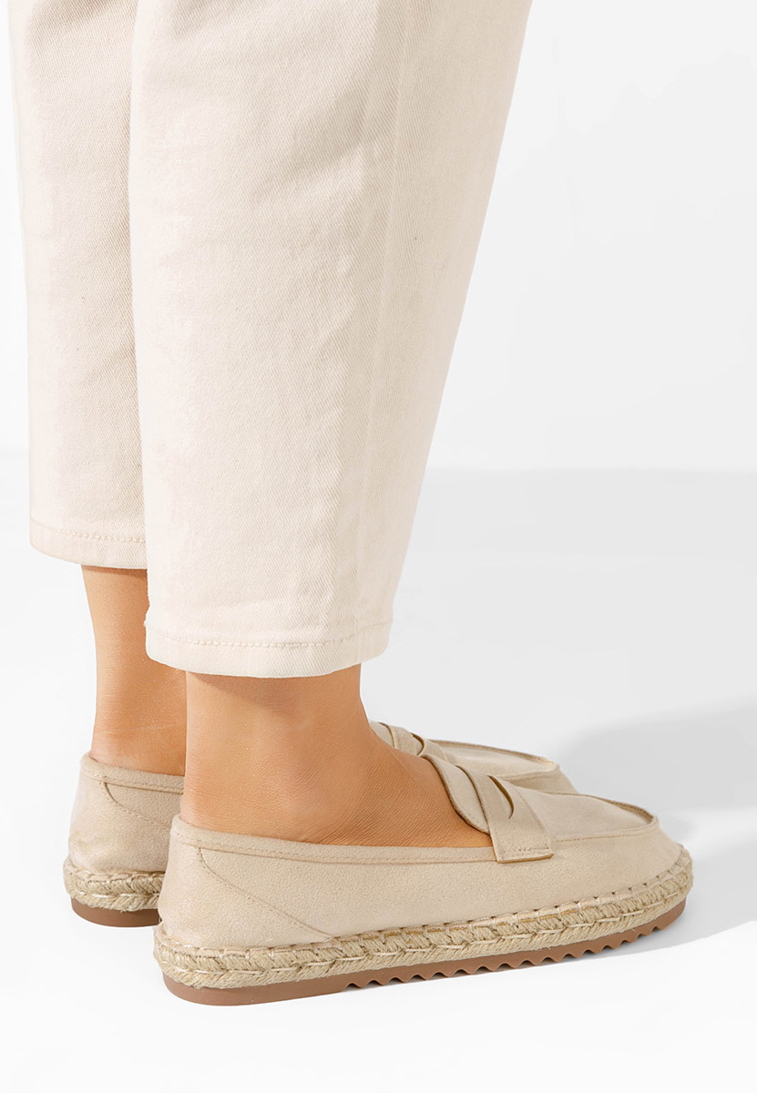 Mocassini da donna Elanore beige