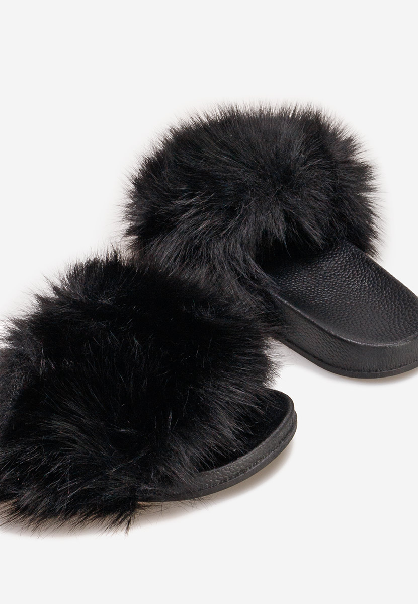 Pantofola donna invernale Sevisa nero