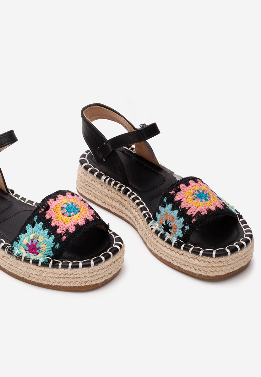 Espadrillas fete Samiha nero