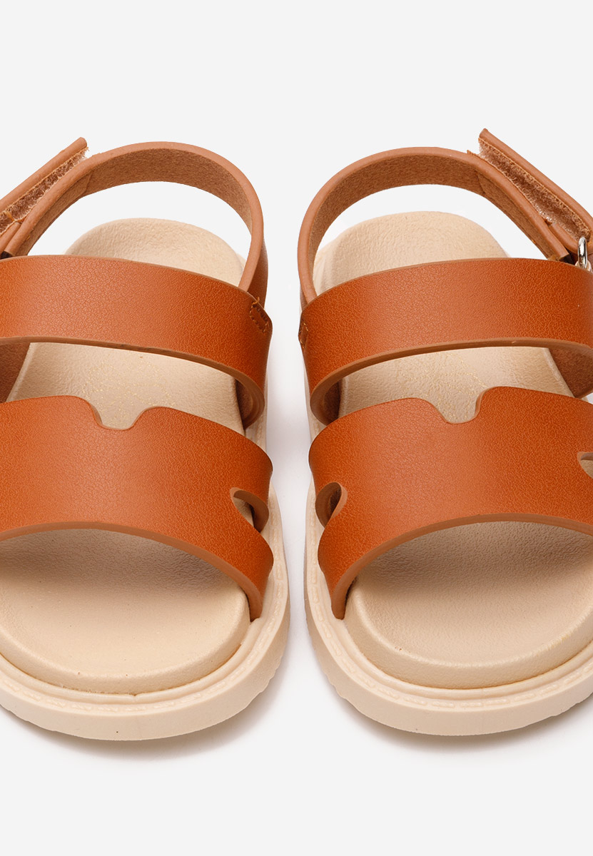 Sandali per bambina Anasia camel