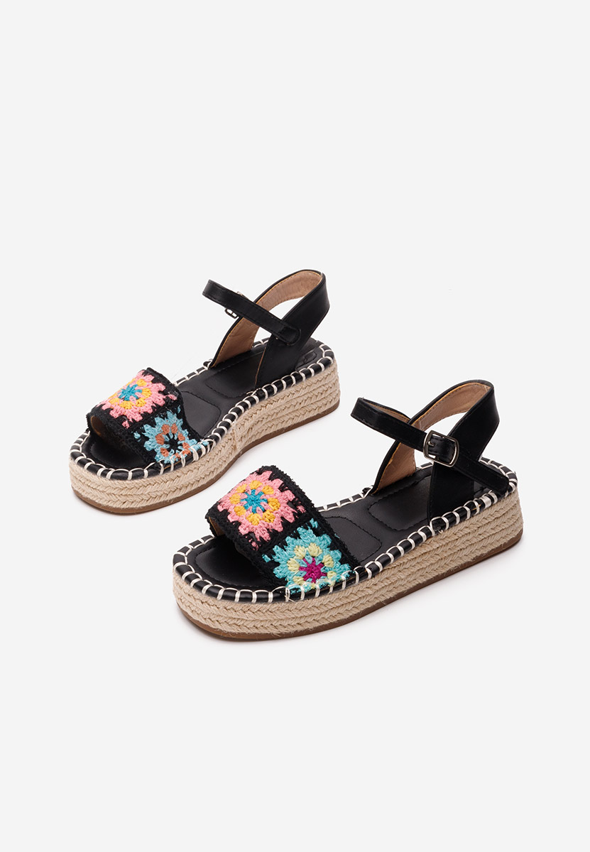 Espadrillas fete Samiha nero