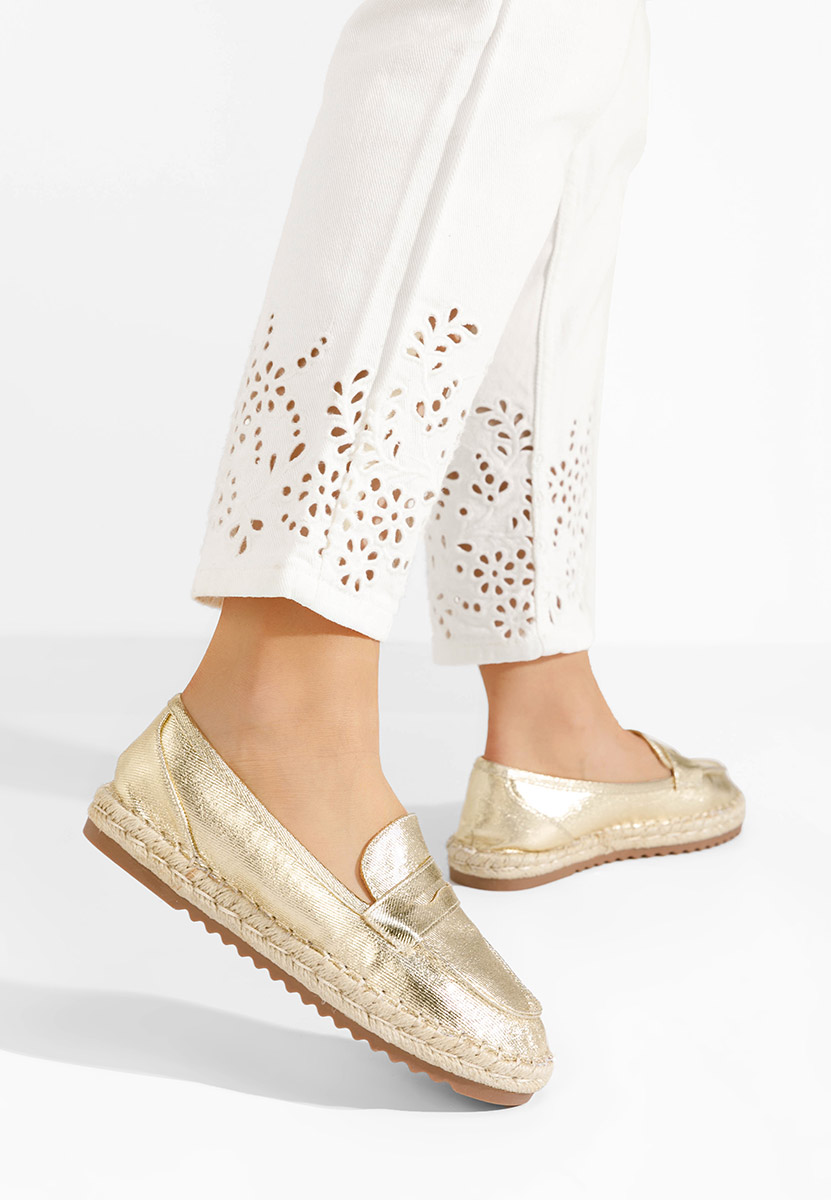 Mocassini da donna Elanore oro