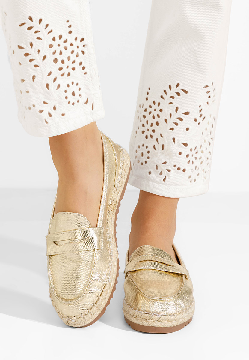 Mocassini da donna Elanore oro