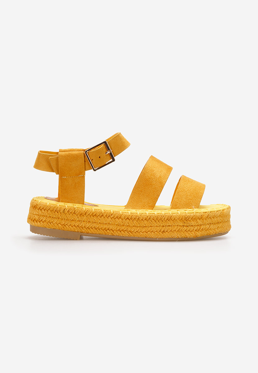 Sandali platform Coraline gialle