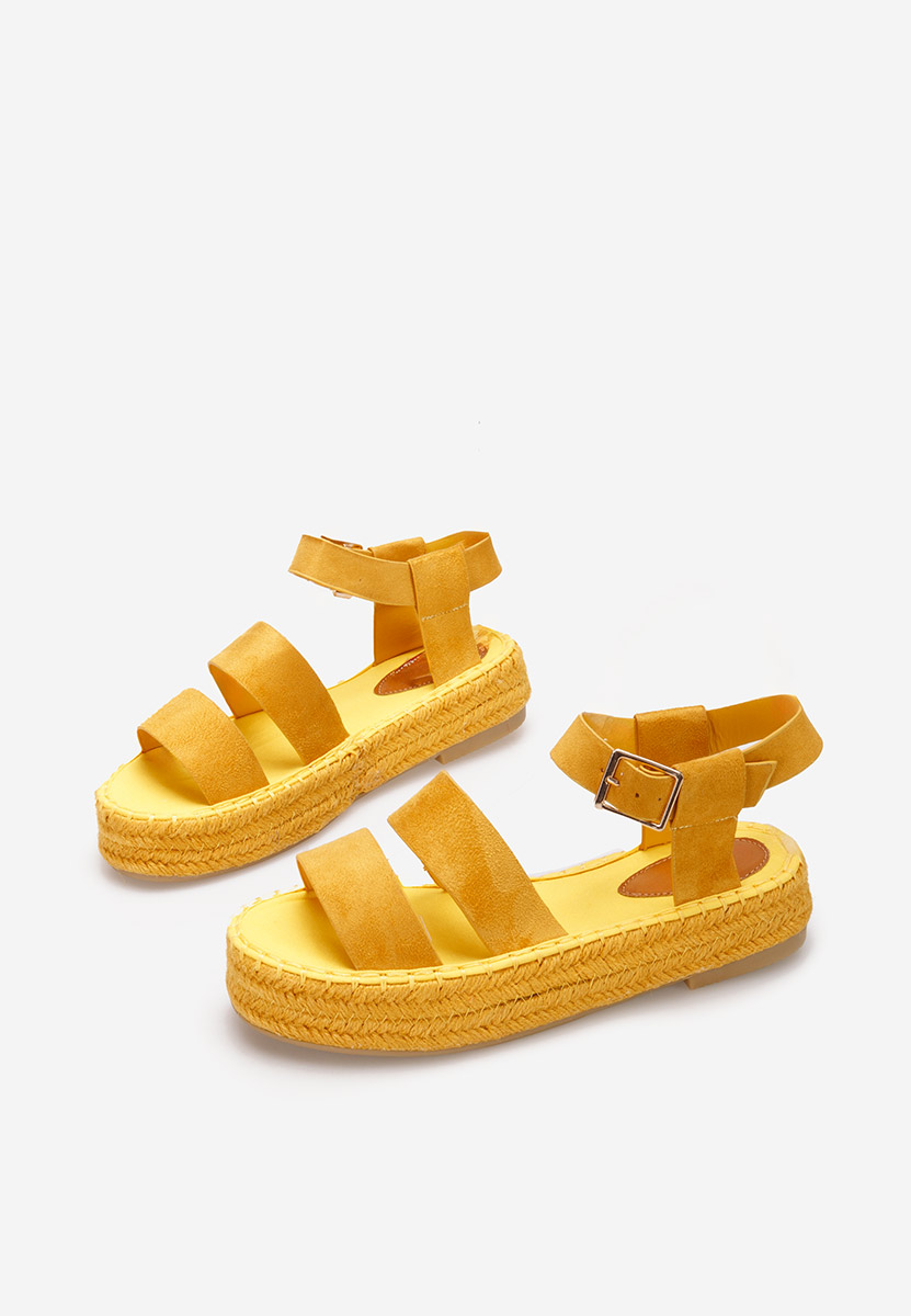Sandali platform Coraline gialle