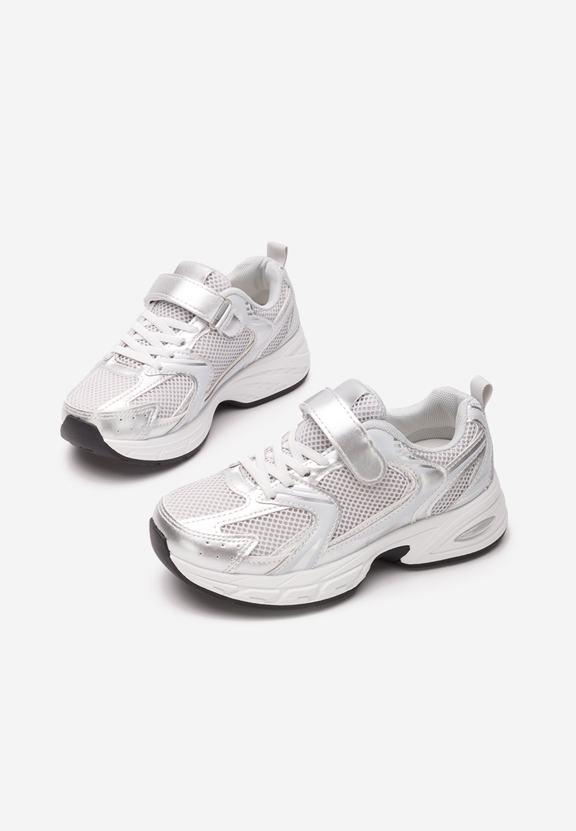 Scarpe sportive per bambina Shailee argento