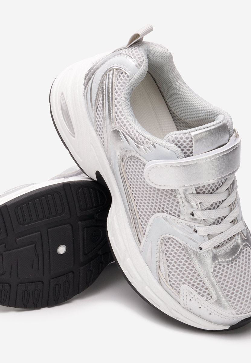 Scarpe sportive per bambina Shailee argento