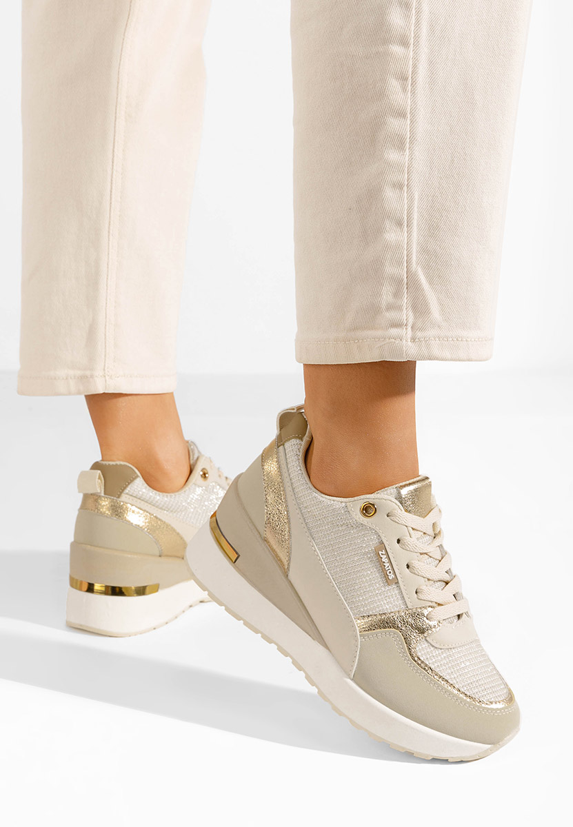 Sneakers con zeppa Zaneta beige