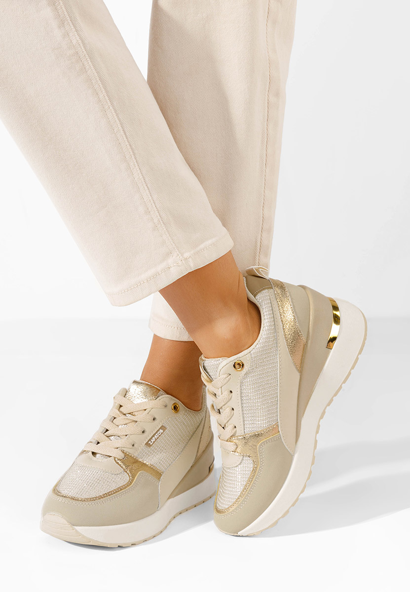 Sneakers con zeppa Zaneta beige
