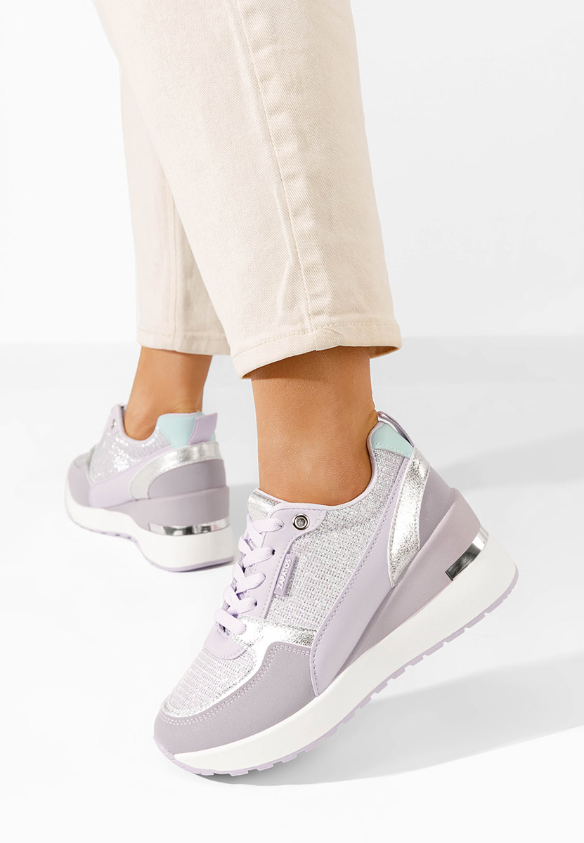 Sneakers con zeppa Zaneta lila