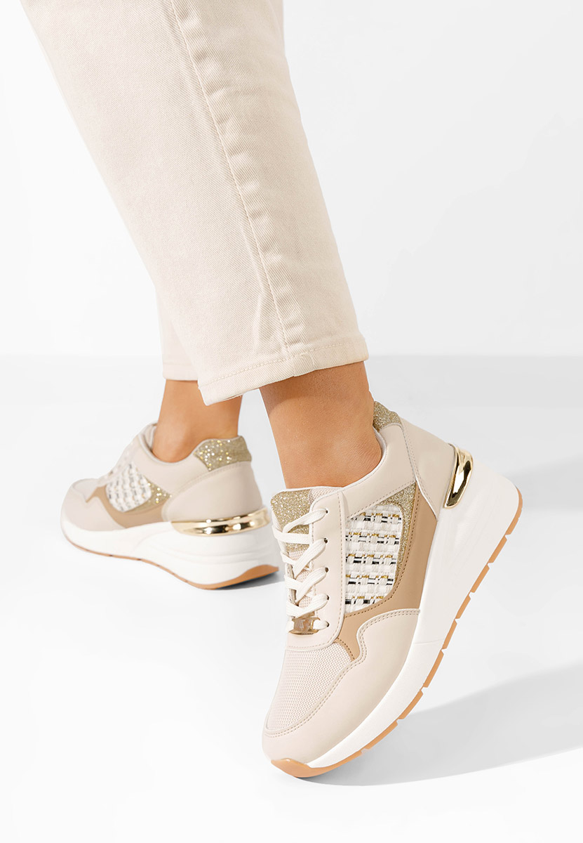 Sneakers con zeppa Brynda beige