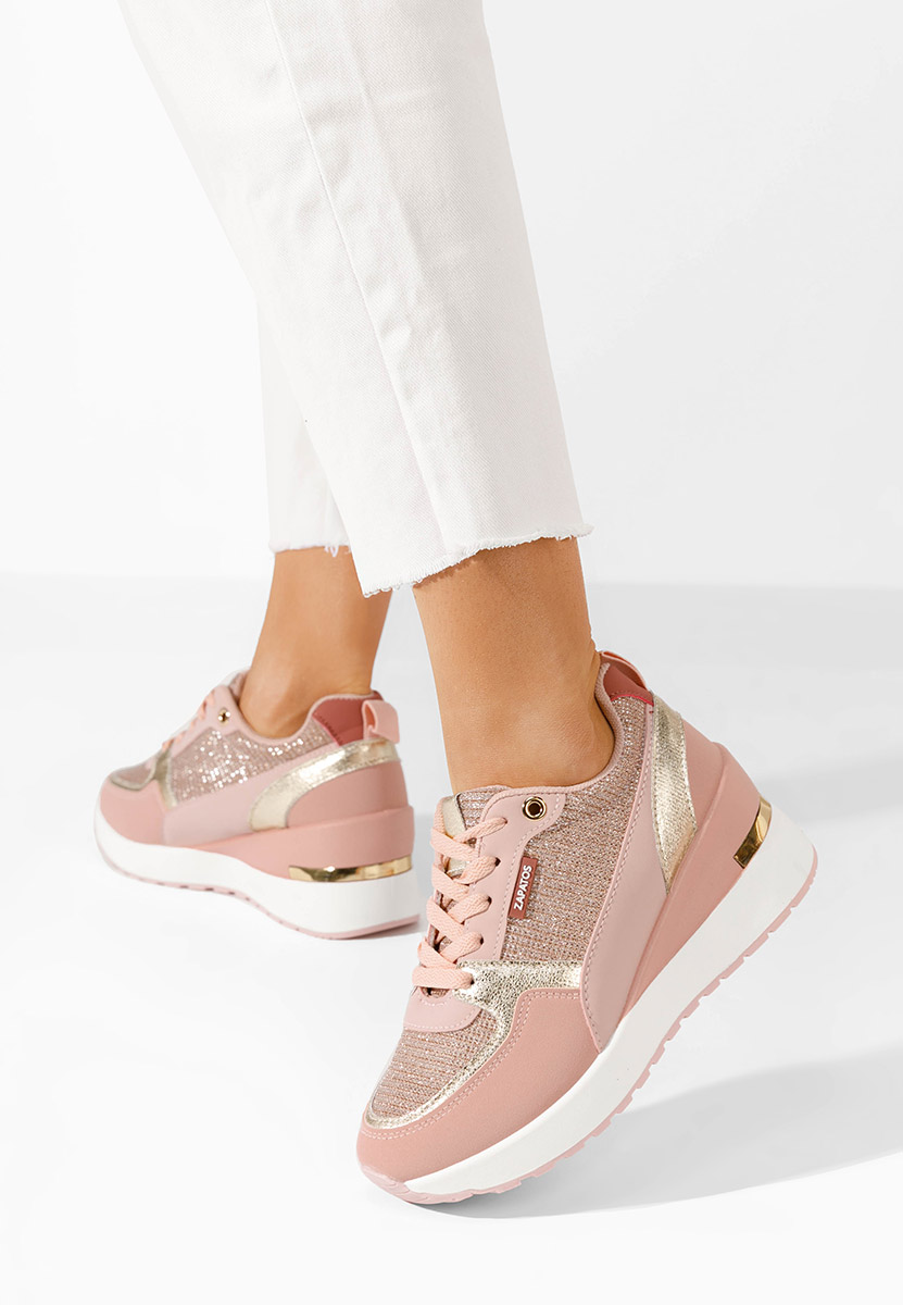 Sneakers con zeppa Zaneta rosa