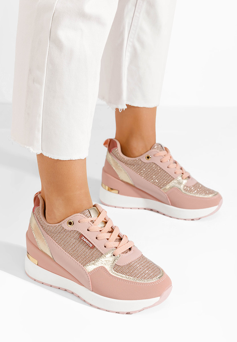 Sneakers con zeppa Zaneta rosa