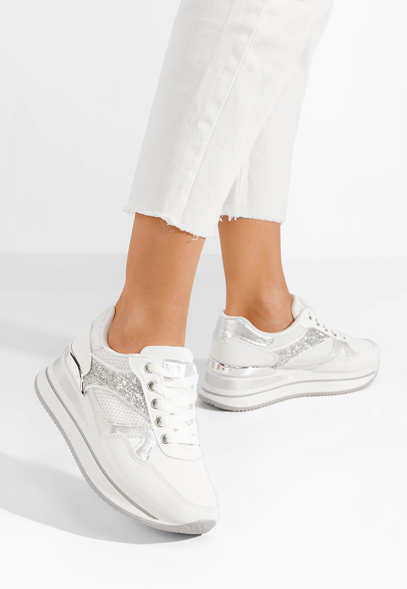 Sneakers con plateau Camora bianchi