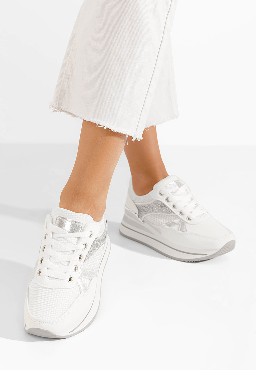 Sneakers con plateau Camora bianchi