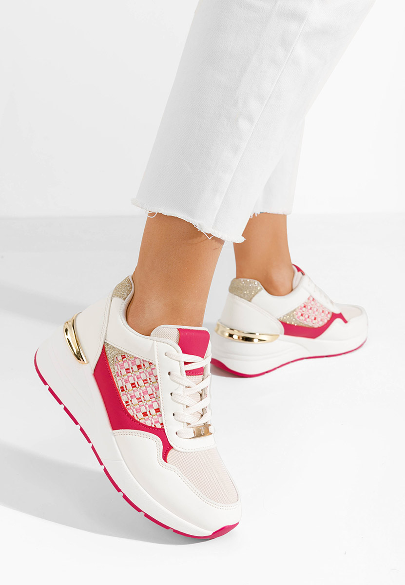 Sneakers con zeppa Brynda fucsia