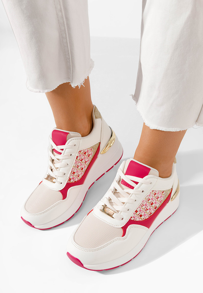 Sneakers con zeppa Brynda fucsia