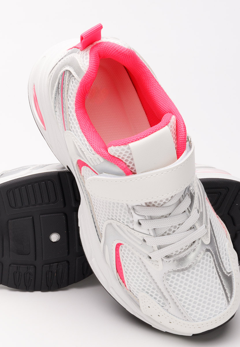 Scarpe sportive per bambina Shailee V2 bianchi