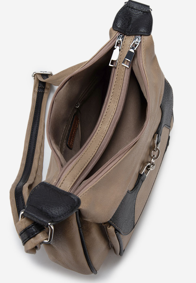 Borsa a spalla Vesola V2 cachi