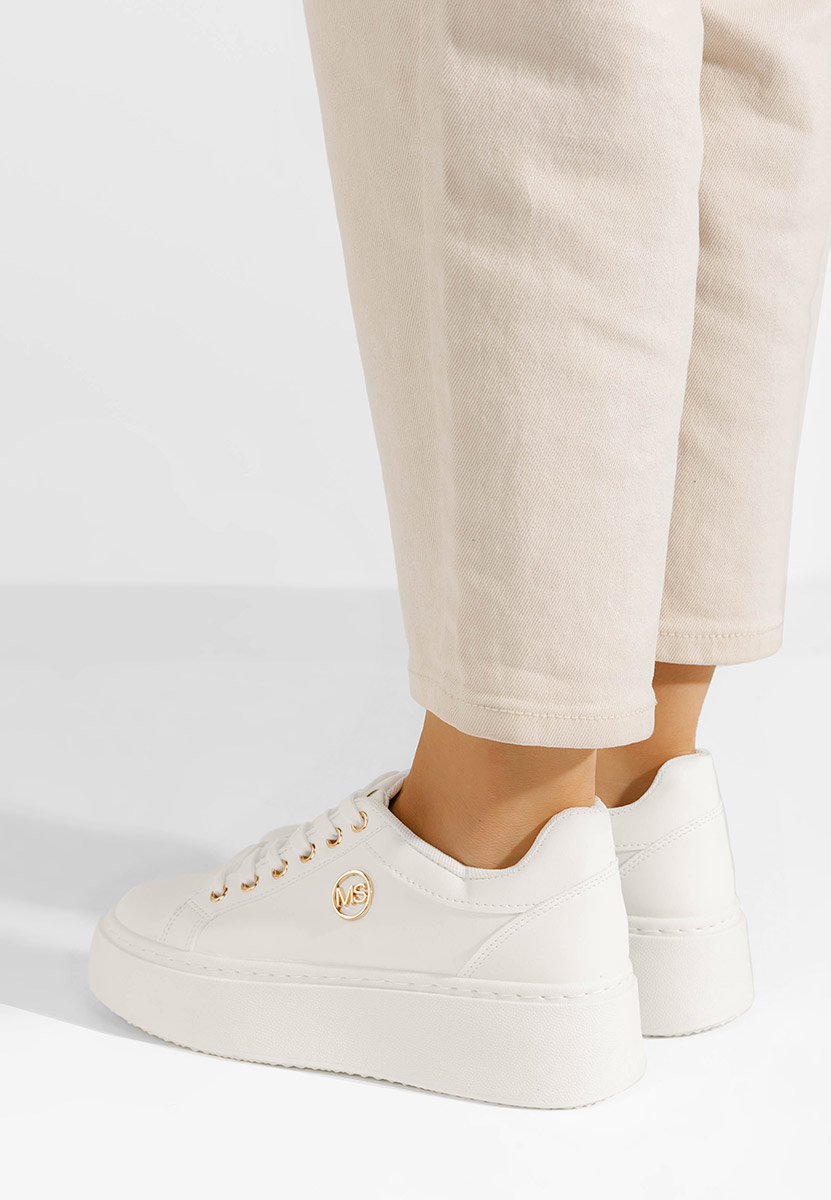 Sneakers con plateau Azana V4 bianchi