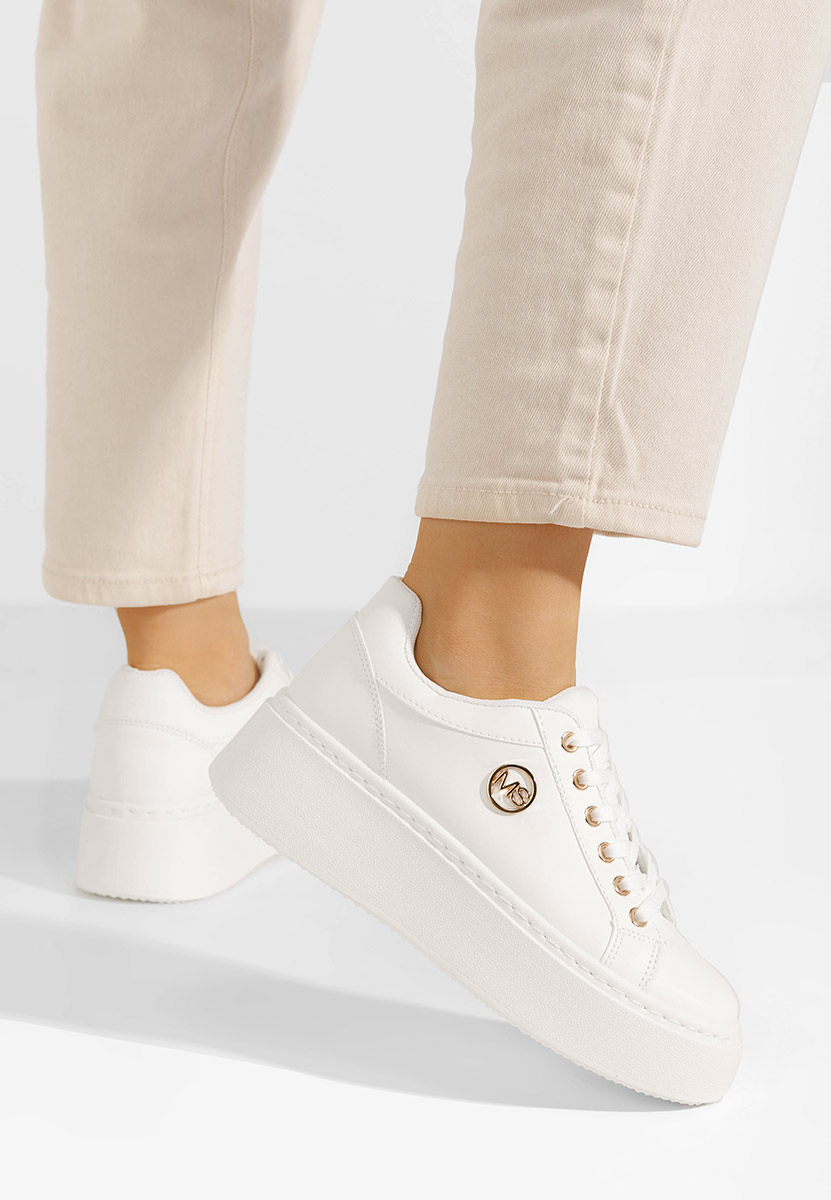 Sneakers con plateau Azana V4 bianchi