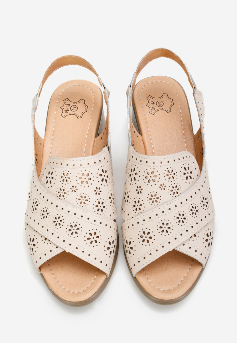 Sandali cuoio Lisiana beige