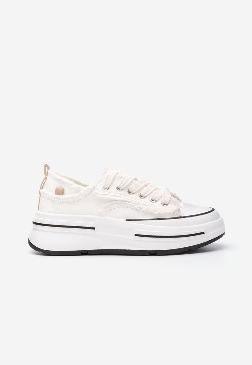 Scarpe da ginnastica con piattaforma Nena bianchi