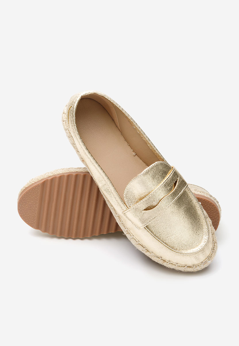 Mocassini da donna Elanore oro
