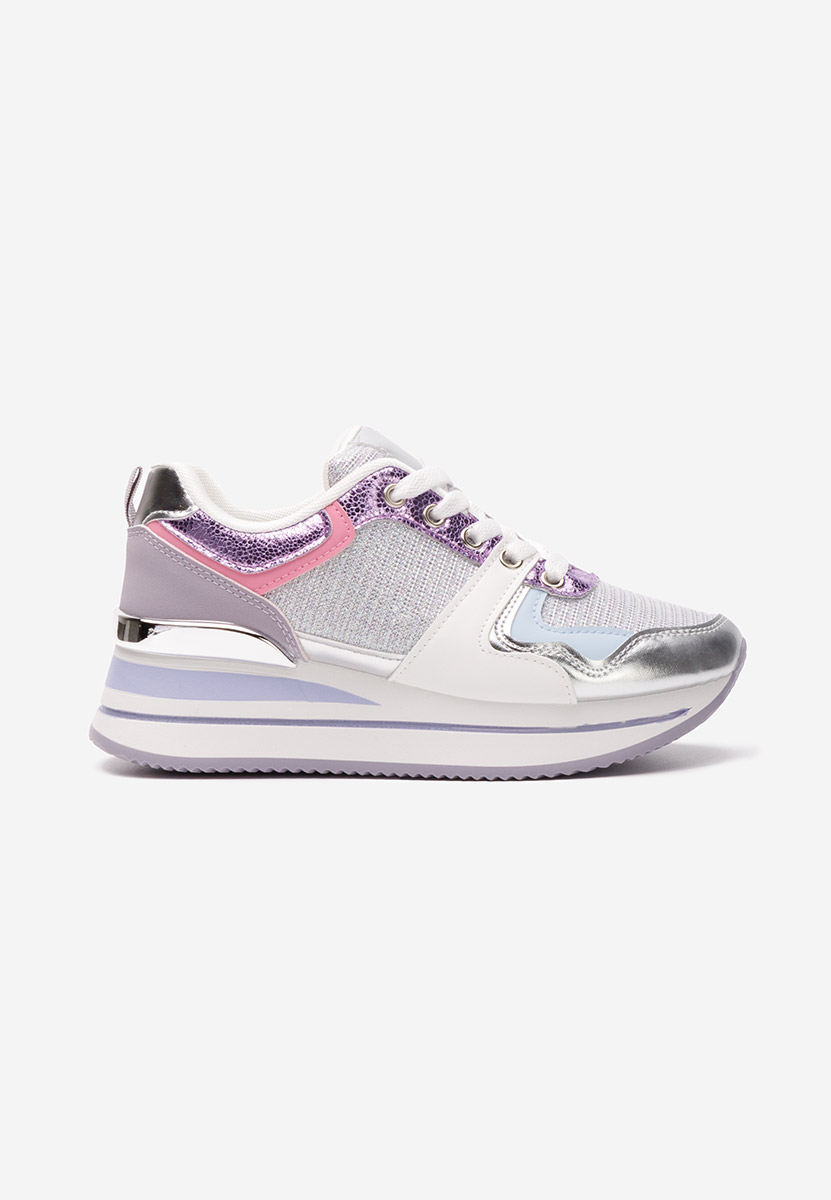 Sneakers con plateau Daisie lila