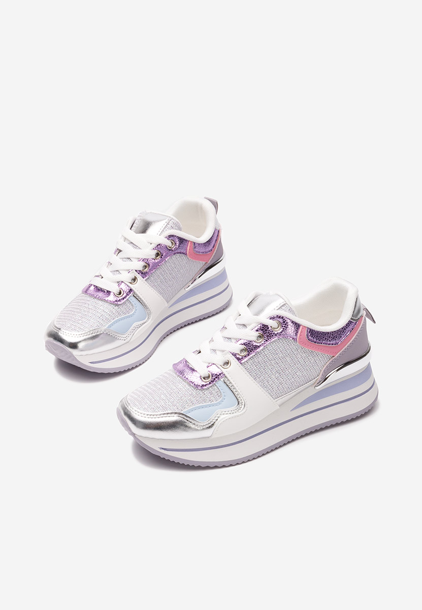 Sneakers con plateau Daisie lila