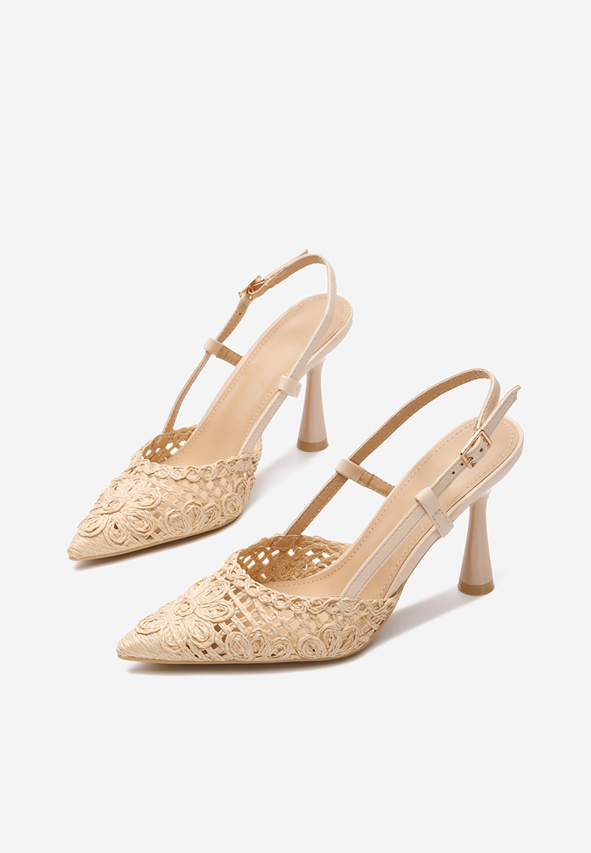 Décolleté Slingback Azzie V3 beige