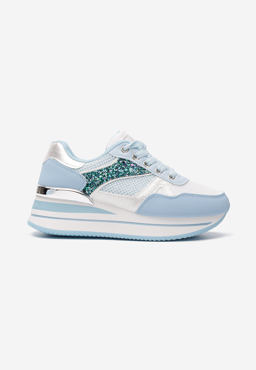 Sneakers con plateau Camora azzurro