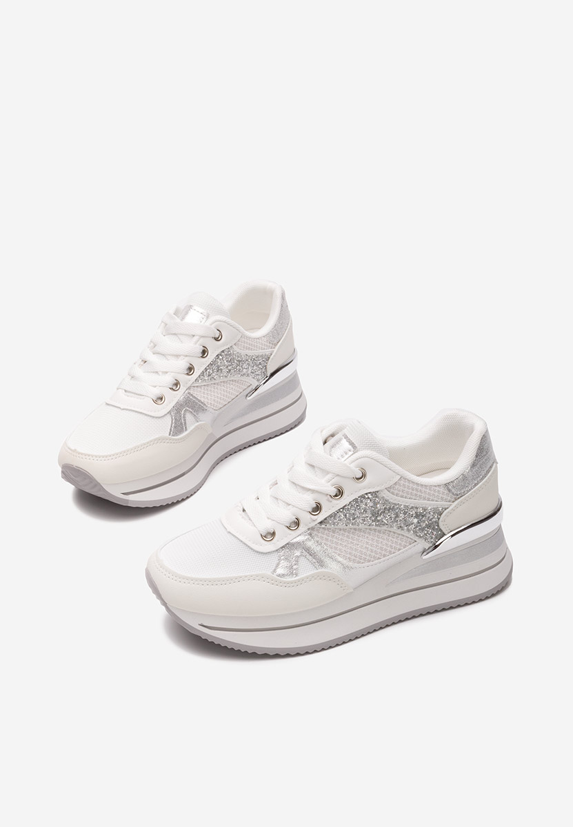 Sneakers con plateau Camora bianchi