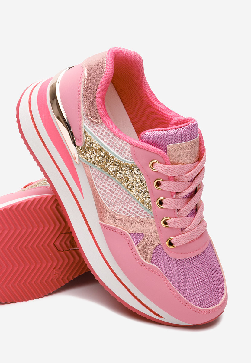 Sneakers con plateau Camora fucsia
