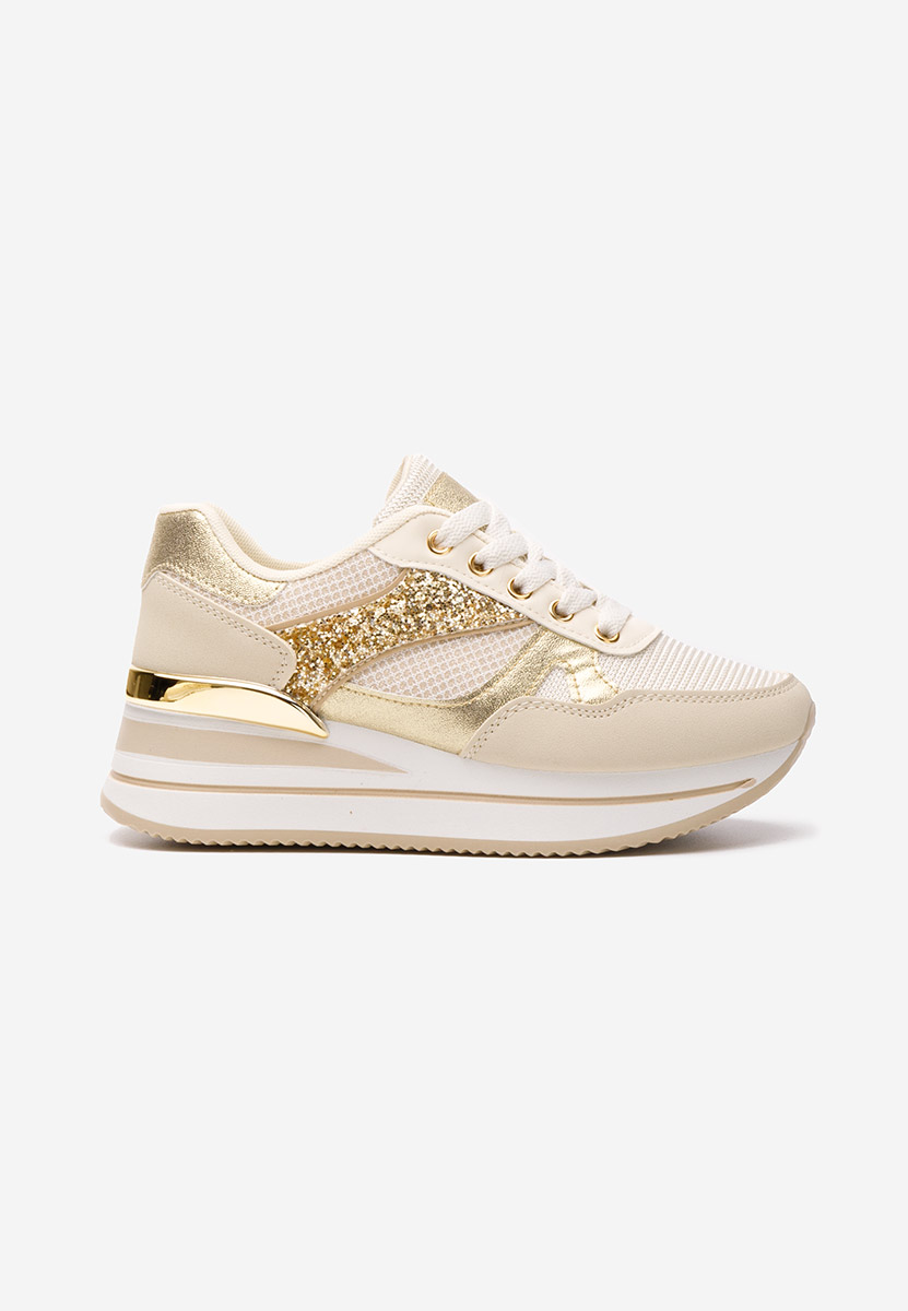 Sneakers con plateau Camora beige
