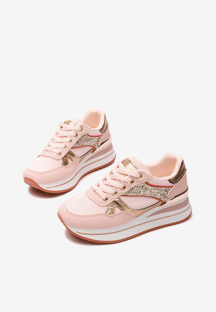 Sneakers con plateau Camora rosa