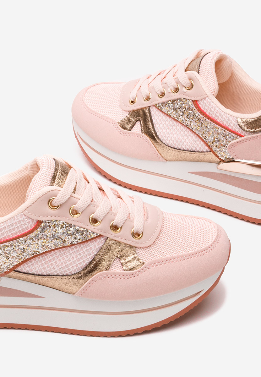 Sneakers con plateau Camora rosa