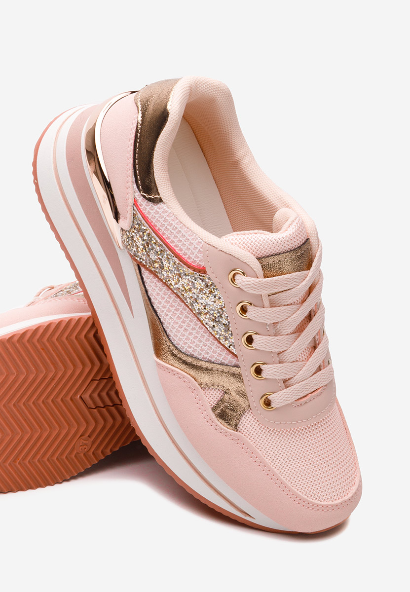 Sneakers con plateau Camora rosa