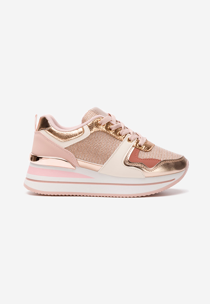 Sneakers con plateau Daisie rosa