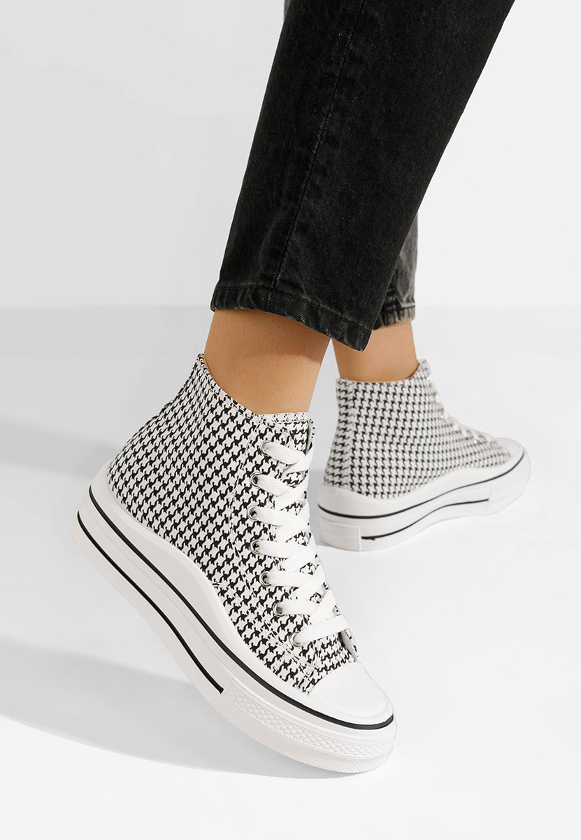 Scarpe da ginnastica High-Top Hanya V2 bianchi