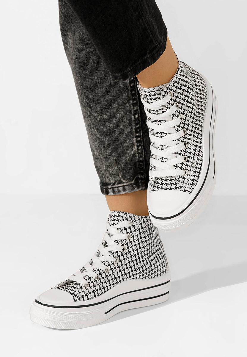 Scarpe da ginnastica High-Top Hanya V2 bianchi