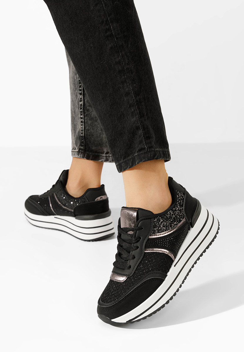 Sneakers con plateau Enabella nero