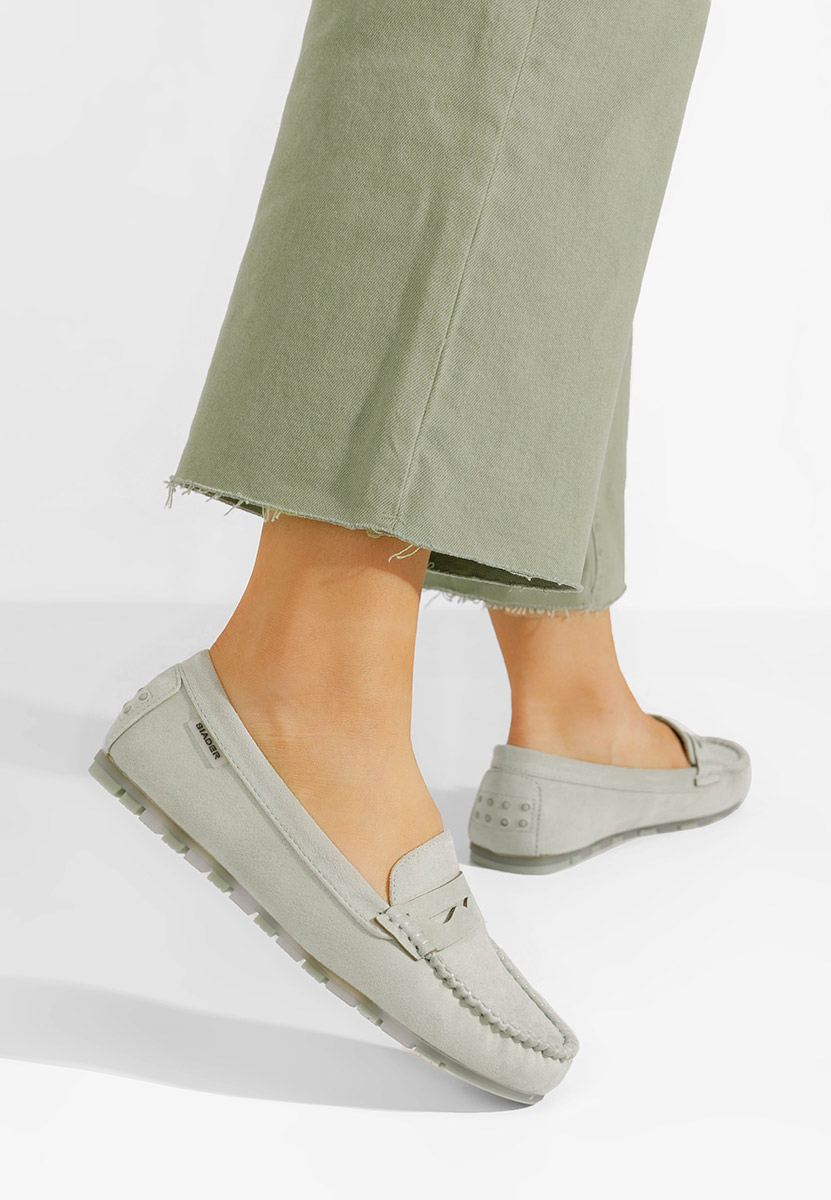 Mocassini da donna Luminia V2 verde