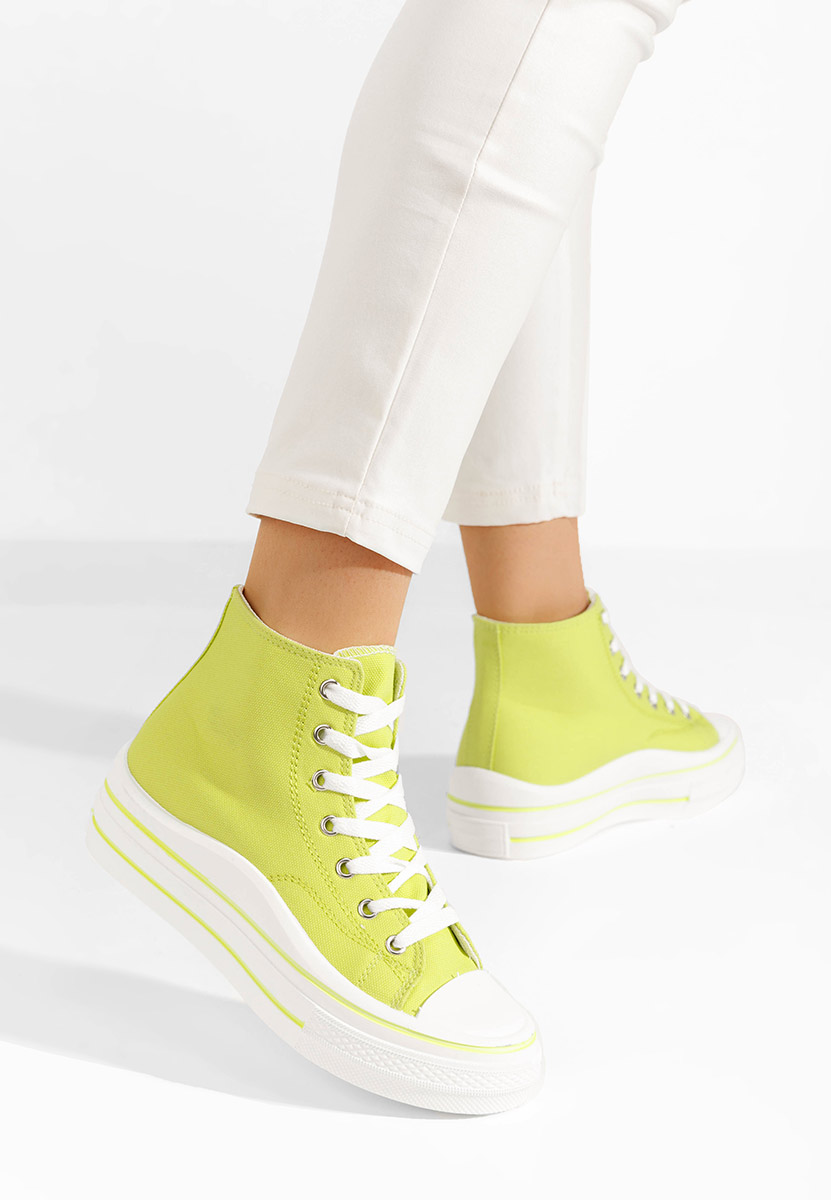 Scarpe da ginnastica High-Top Hanya lime