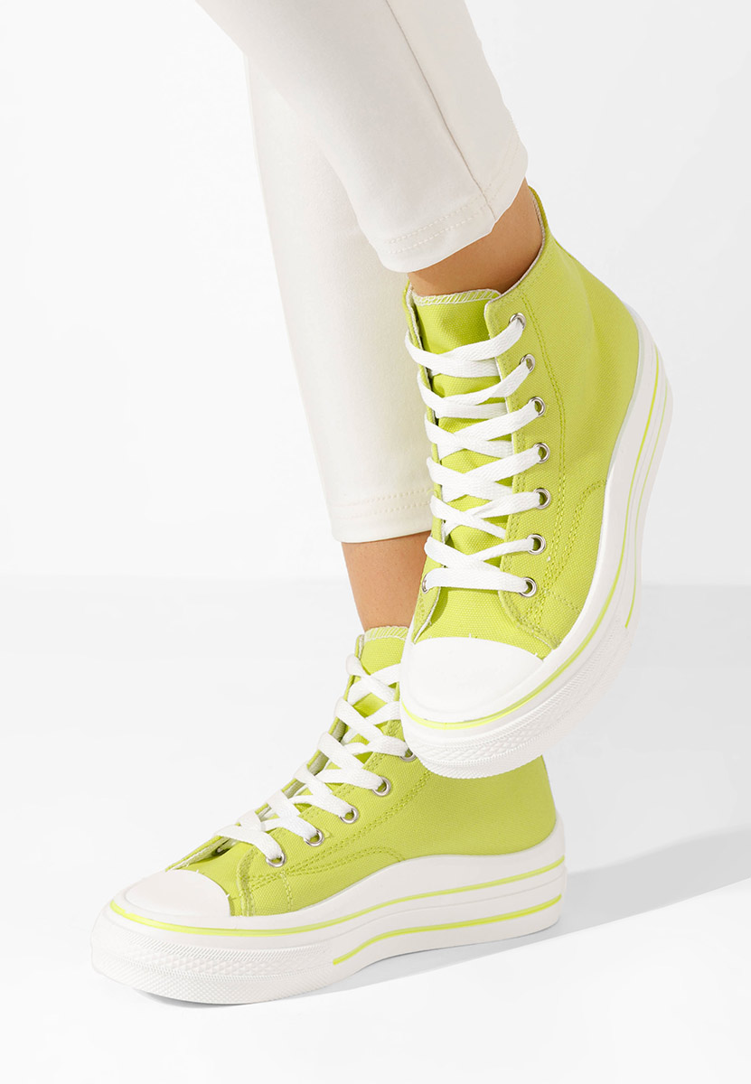 Scarpe da ginnastica High-Top Hanya lime