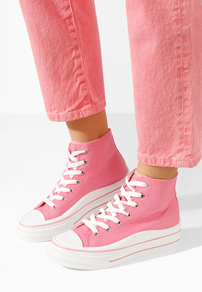 Scarpe da ginnastica High-Top Hanya rosa
