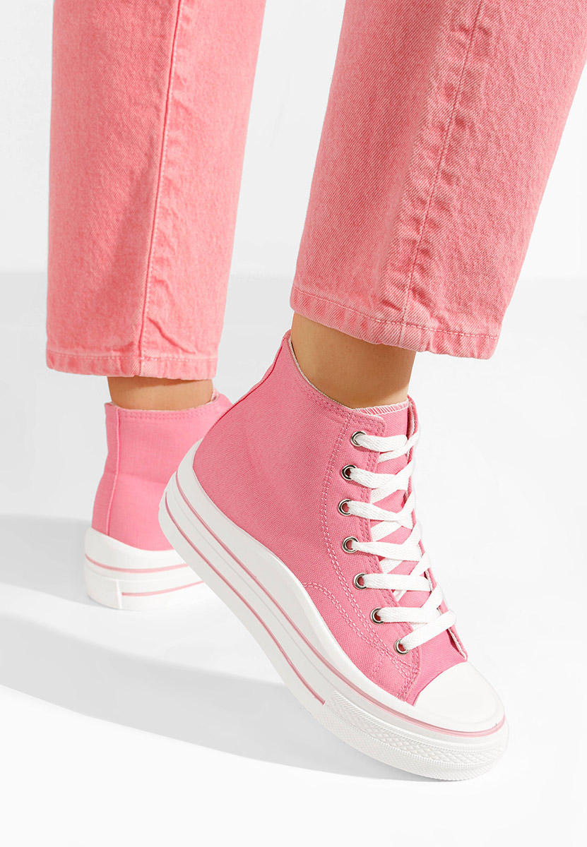 Scarpe da ginnastica High-Top Hanya rosa